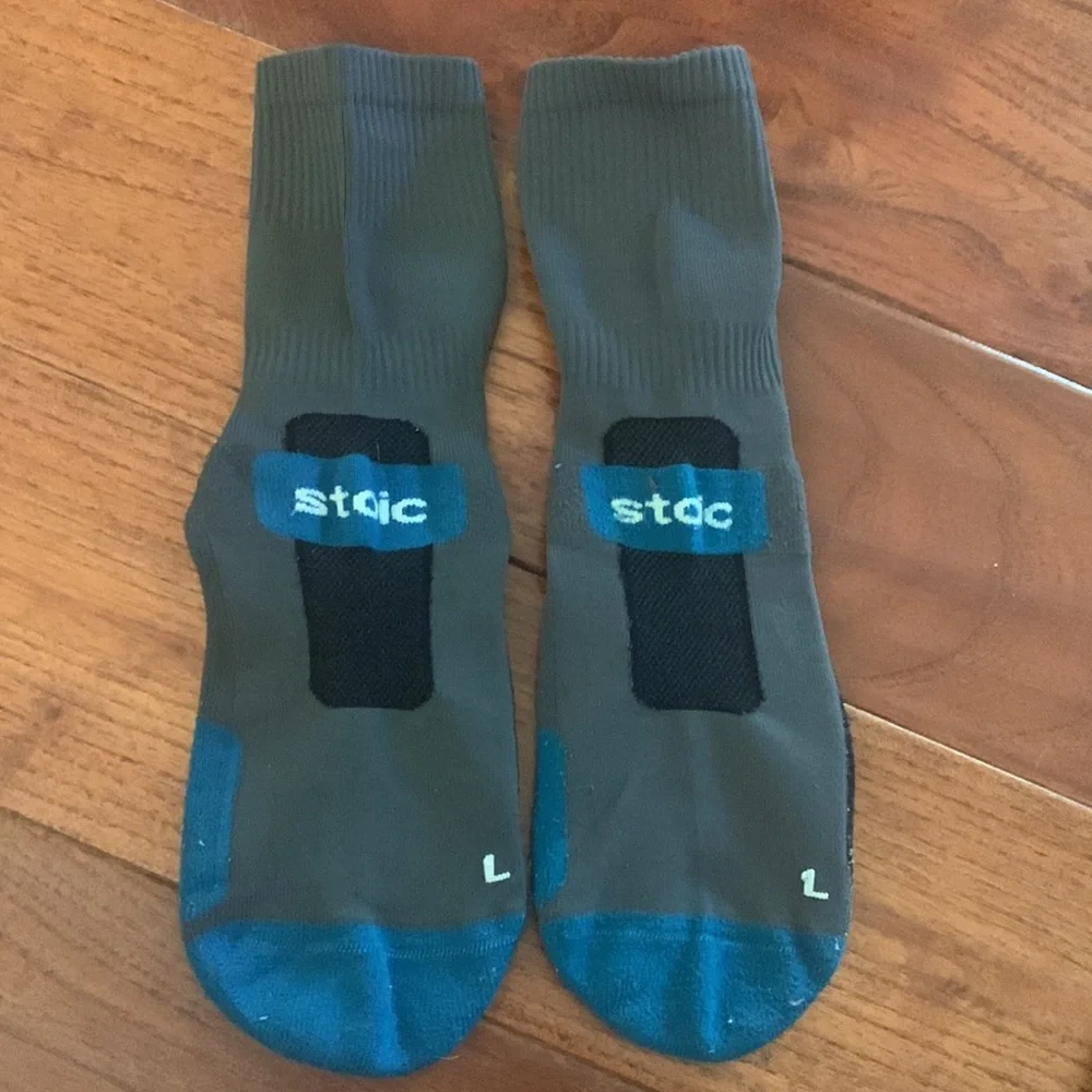 Mens Size M Socks Ankle Crew Lot 5 Pairs Stoic Synth Comp Trail Calloway No Show